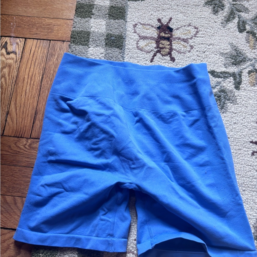 Vibrant Blue Biker Shorts